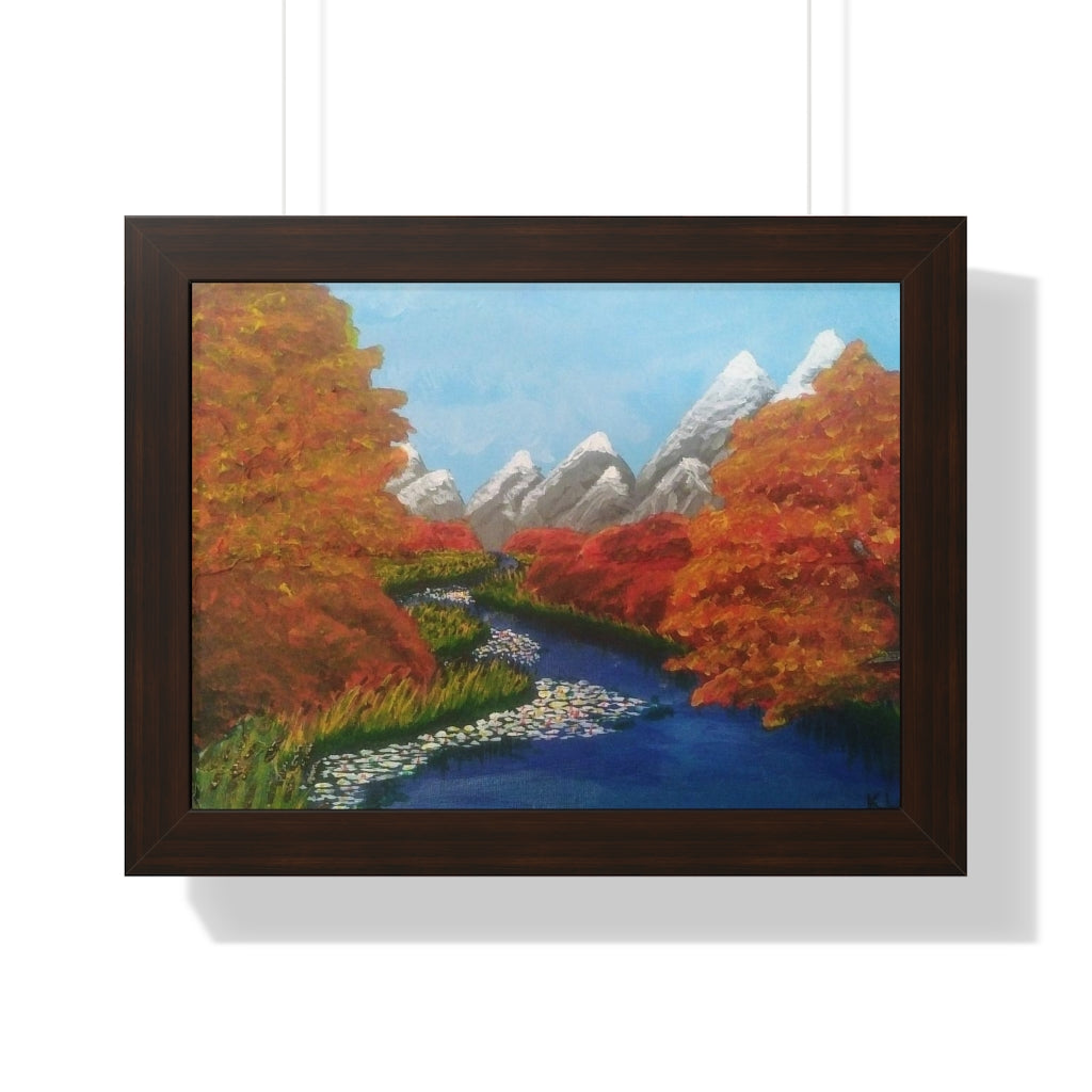 Autumn River Framed Print
